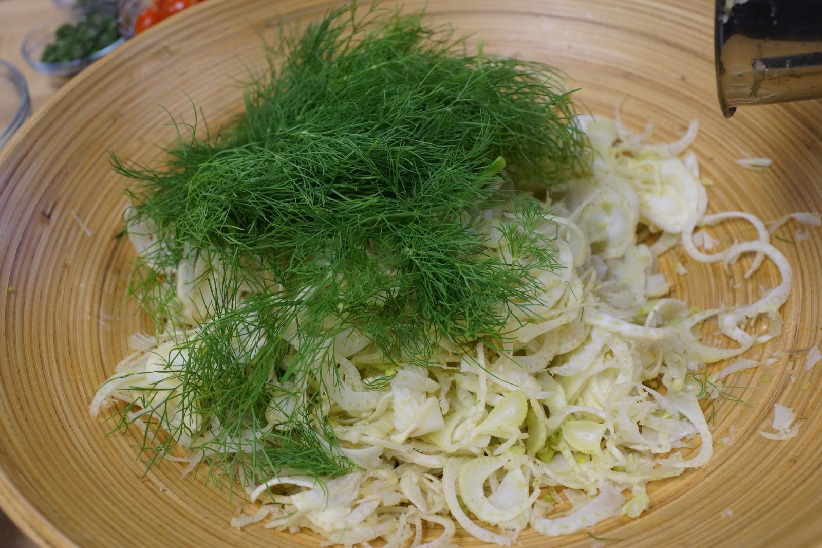 Celery and Fennel Salad & Capers
