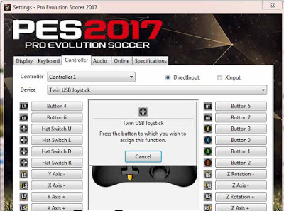 Cara Mengatur Stick GamePad PES 2017