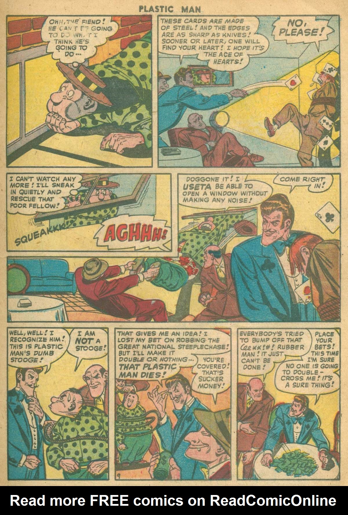 Read online Plastic Man (1943) comic -  Issue #13 - 11