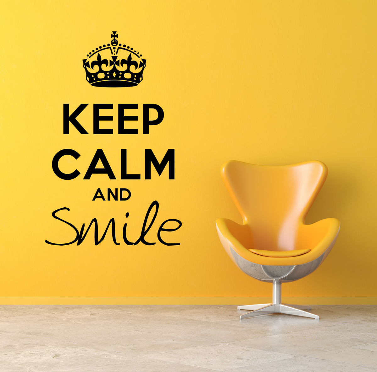 Gain Independent Quotes: #2 Keep Calm And Smile.