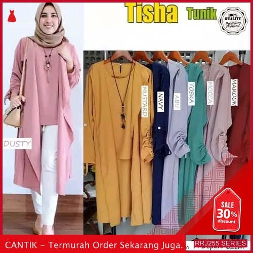 Jual RRJ255A103 Atasan Muslim Wanita Tisha Tunik Sk BMGShop