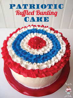 http://birdonacake.blogspot.com/2013/06/patriotic-ruffled-bunting-cake.html