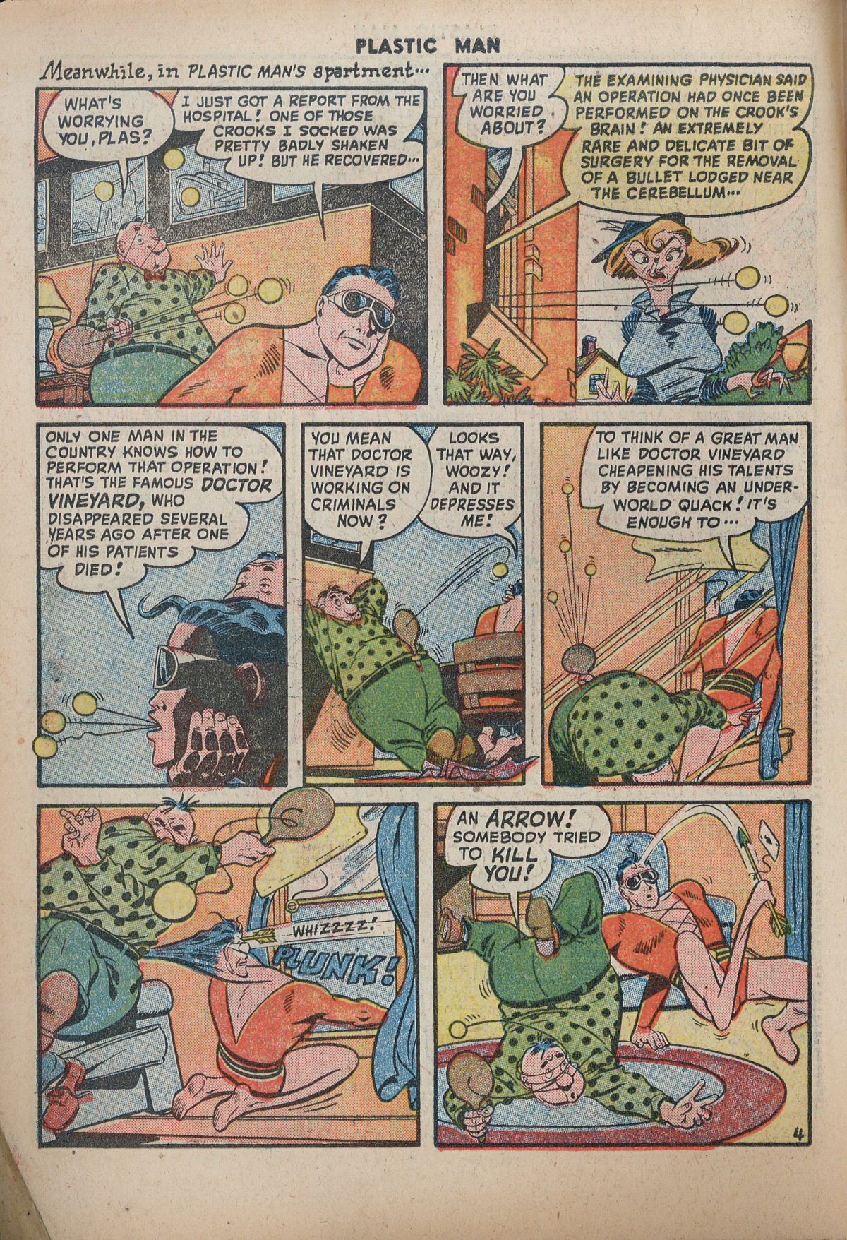 Read online Plastic Man (1943) comic -  Issue #12 - 6