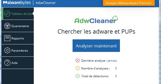 Malwarebytes AdwCleaner,