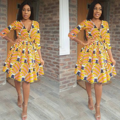 Ankara flare gown ankara styles
