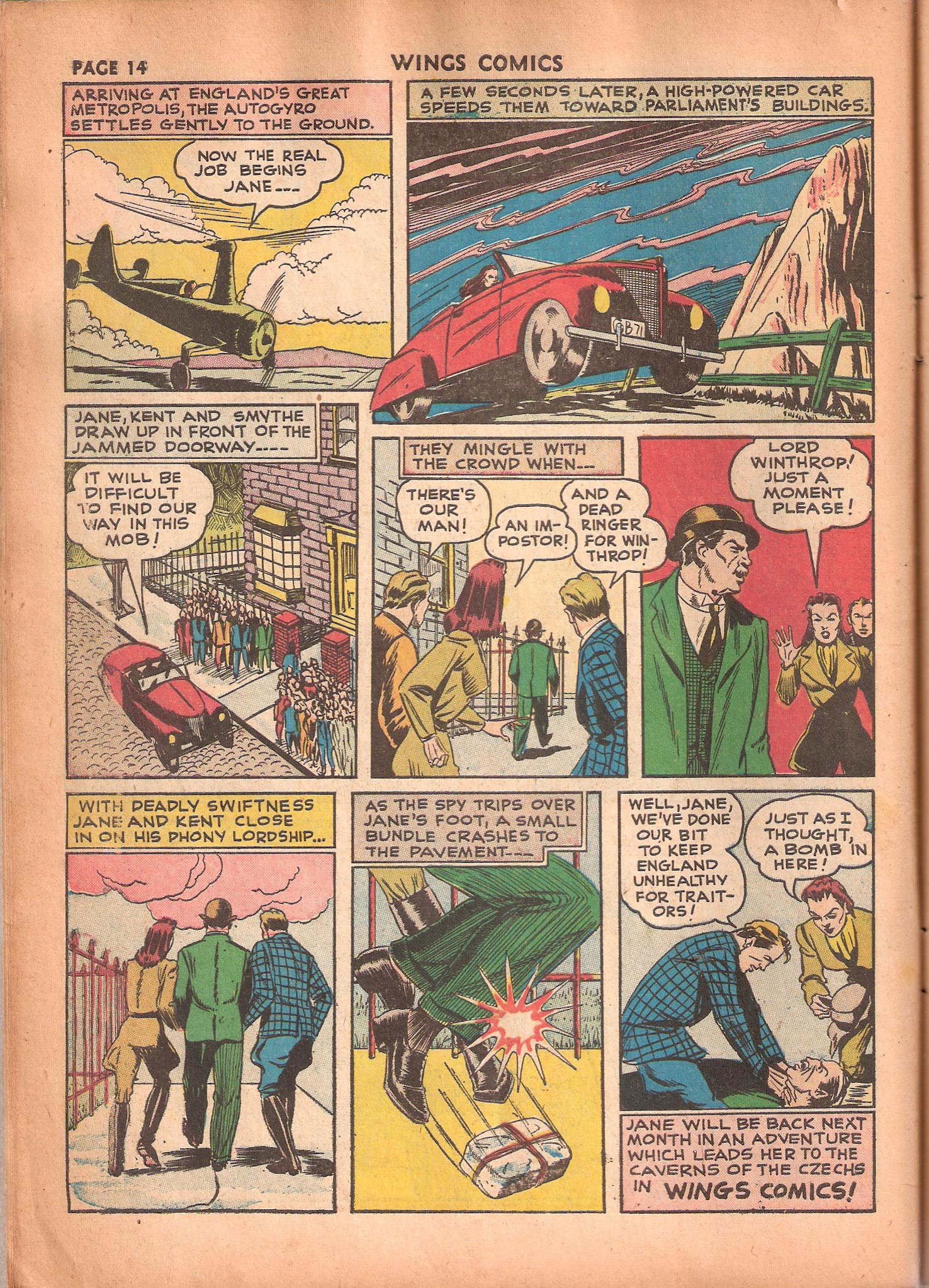 Read online Wings Comics comic -  Issue #17 - 16