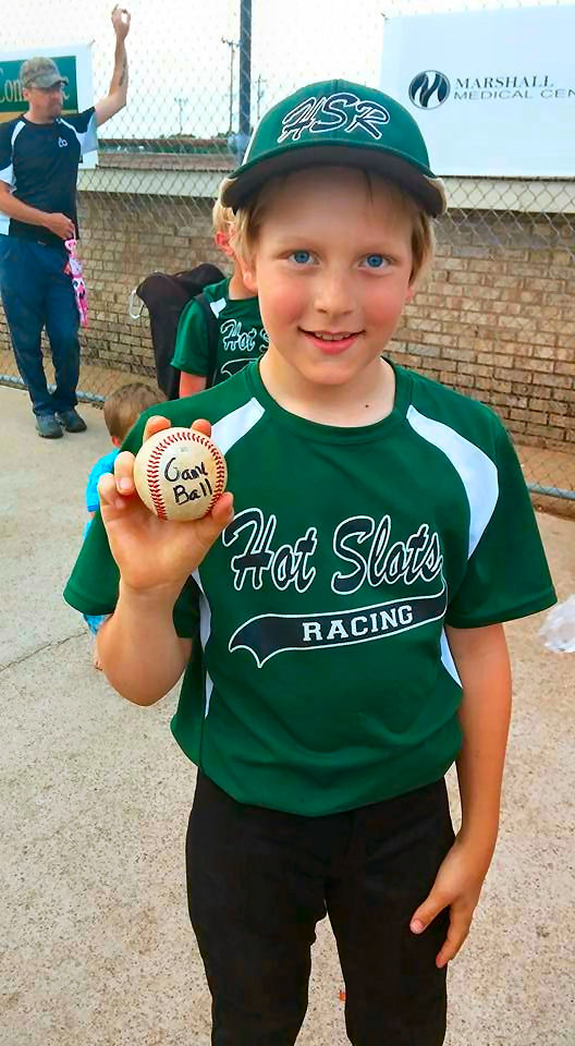 Shawn's 1st game ball