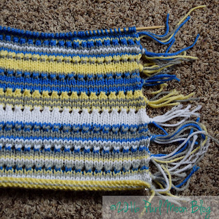 Free Knitting Pattern 2016 Weather Blanket Purl Moon Blog ©2016 Purl Moon Blog