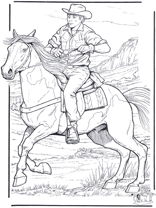 Cowboy Coloring Pages To Print So Percussion Cowboy Coloring Pages To Print So Percussion