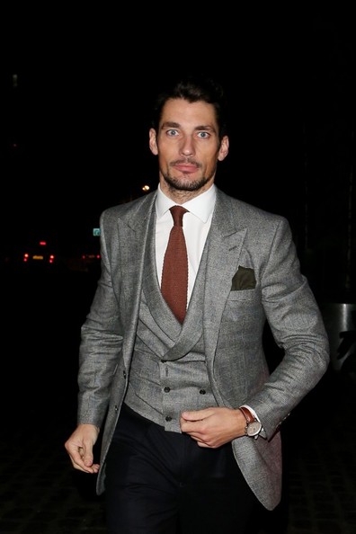 David Gandy -Source-: Celebrities at the London Collections: Men Tommy ...