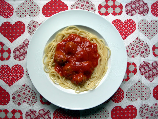 Spaghetti con le polpettine