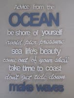 Love it - Wall art: Nautical Quotes