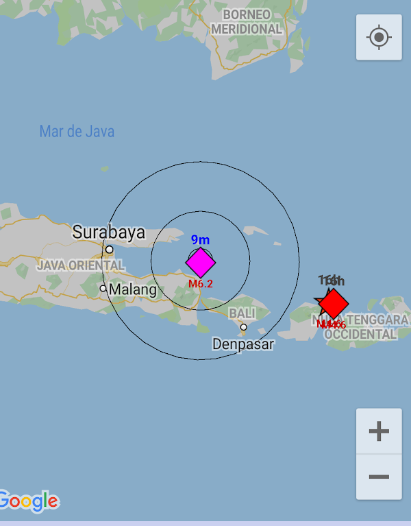 Fuerte terremoto de magnitud +6 sacude indonesia. Fuerte terremoto de magnitud +6 sacude indonesia.