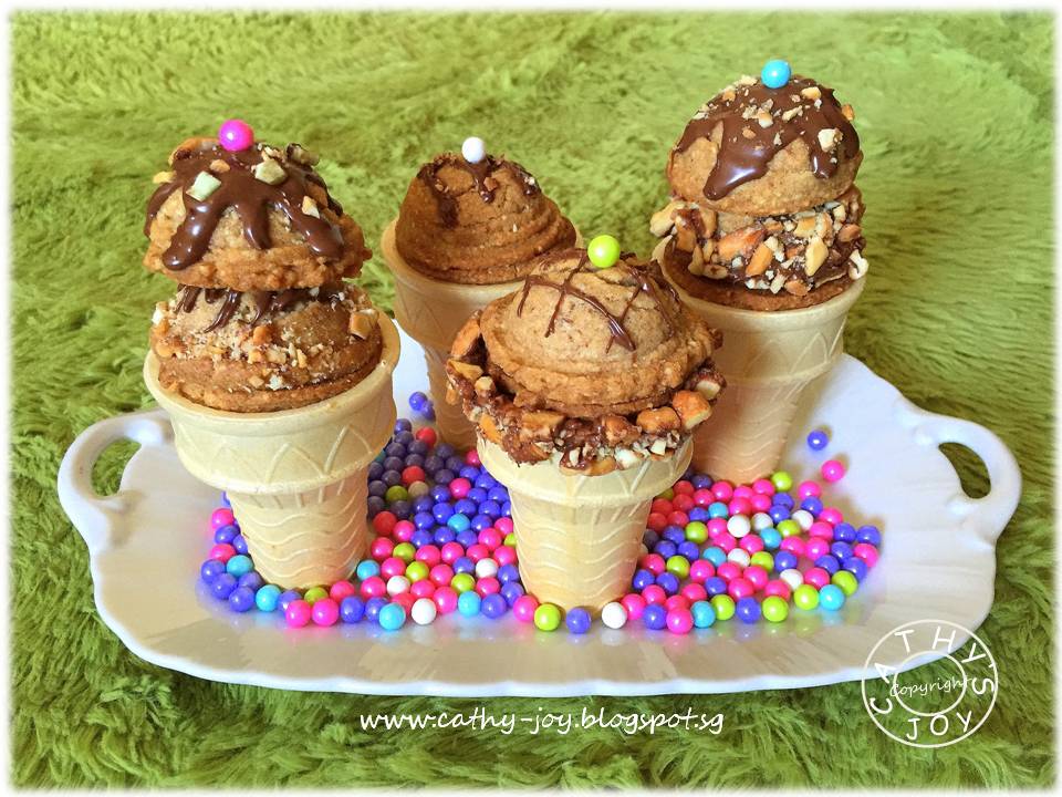 cathy's joy Ice Cream Scoop Cookies