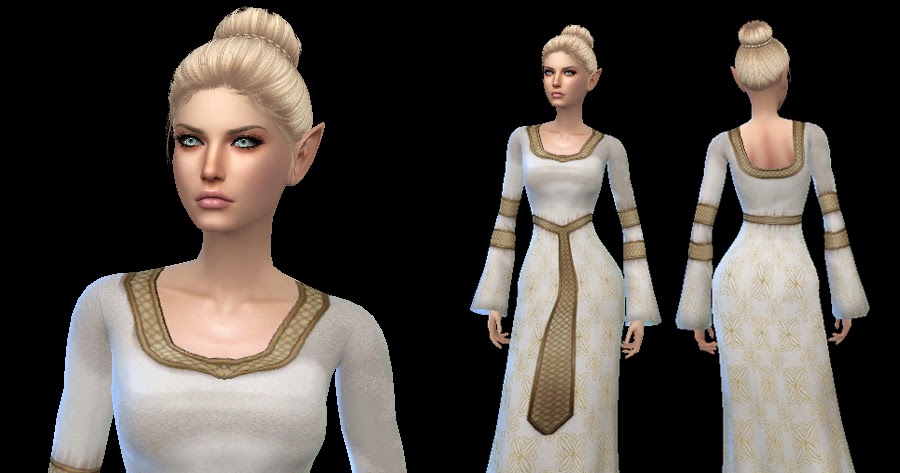 Tankuz Sims 3 Blog The Sims 4 Elven Princess Dress By Tankuz