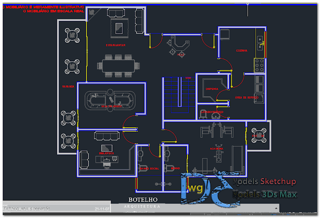 Triplex Apartment Dwg Archi New Free Dwg File Blocks Cad Autocad