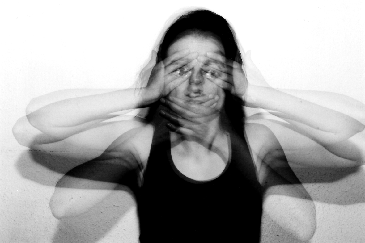 MIND JACKER Double Exposure with a SLR.