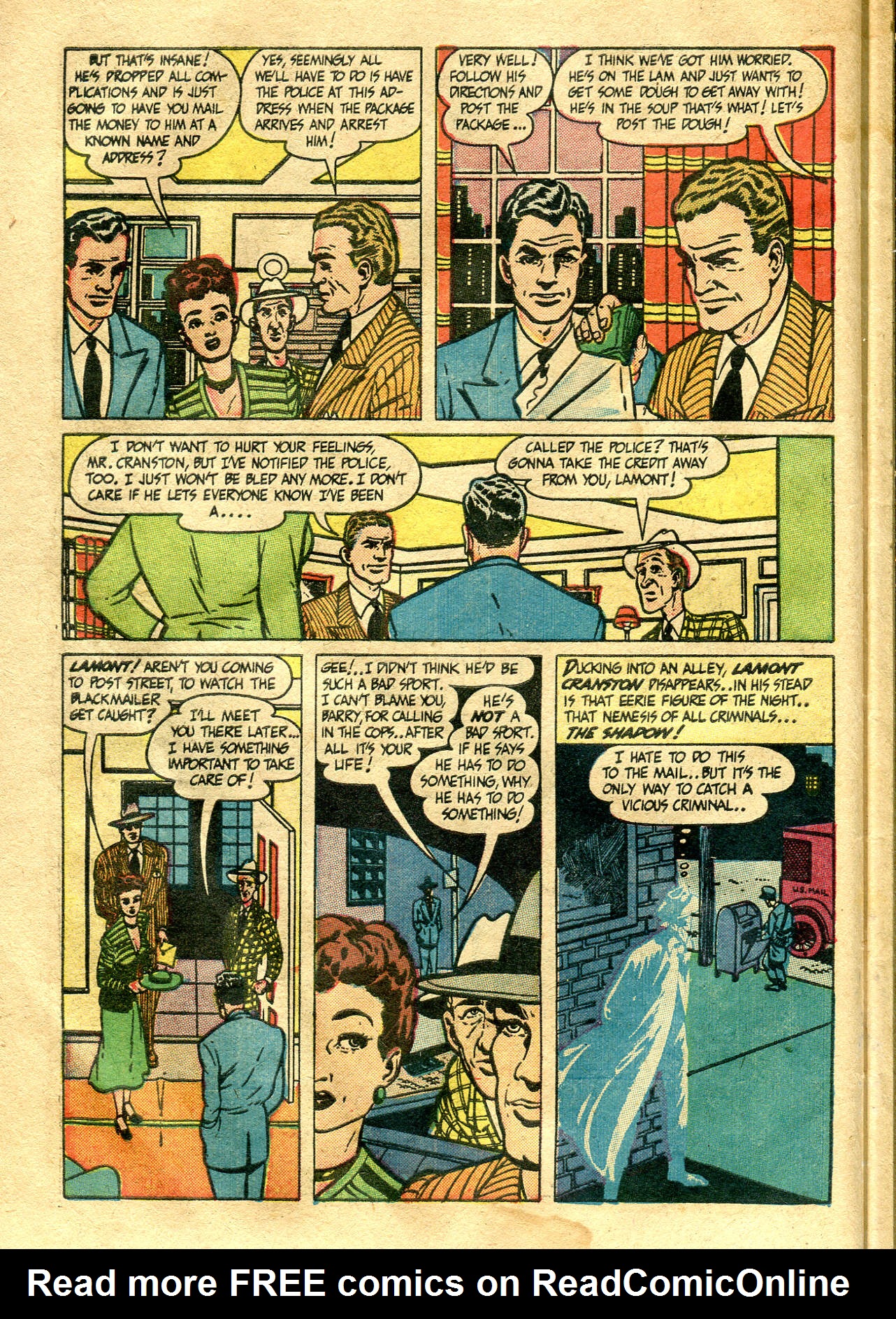 Read online Shadow Comics comic -  Issue #99 - 16