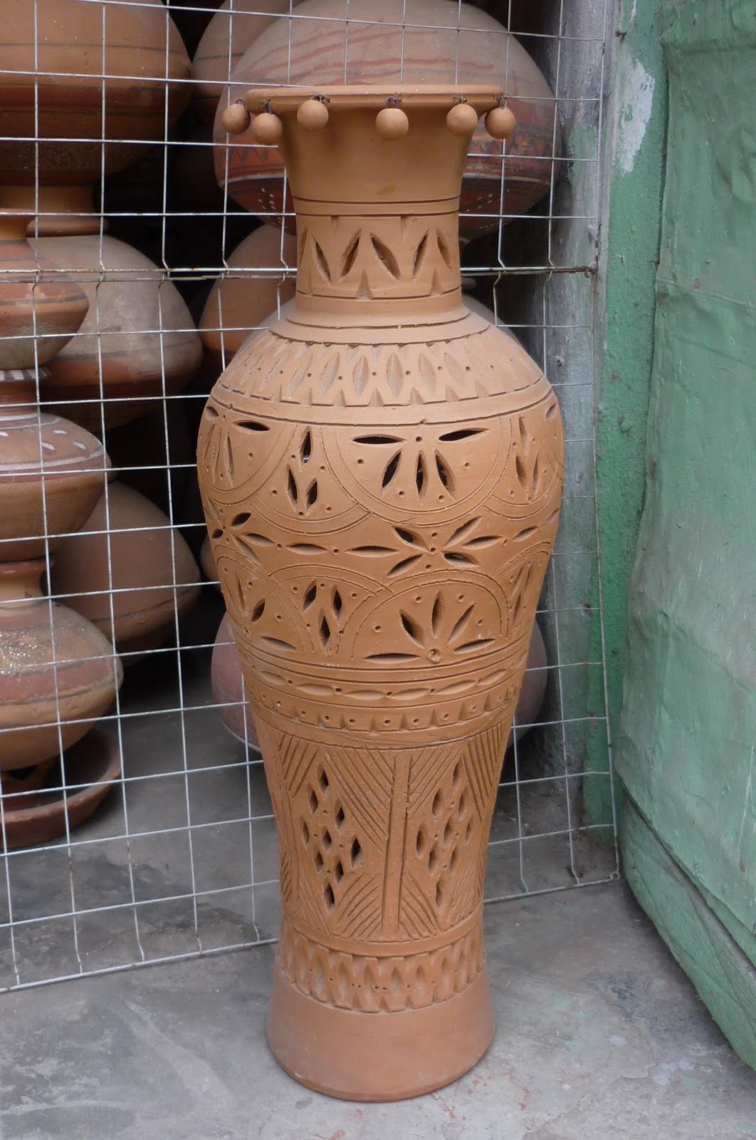 Mud Flower Vase Handmade Accessories