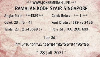PREDIKSI singapura