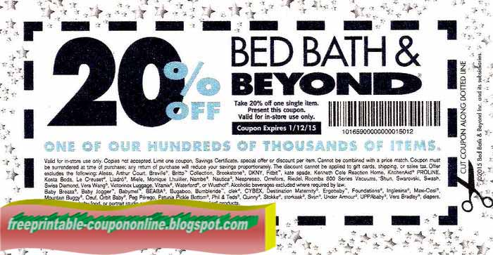 Printable Coupons 2019: Bed Bath and Beyond Coupons