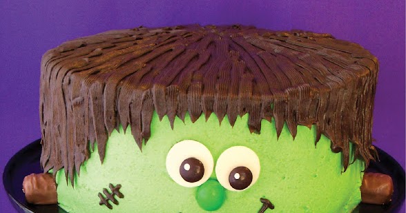 Frankenstein’s Monster Cake from Bird on a Cake