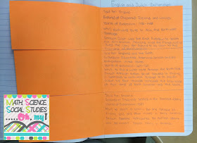 Math, Science, Social Studies......Oh, my!: Foldable Friday: Explorers