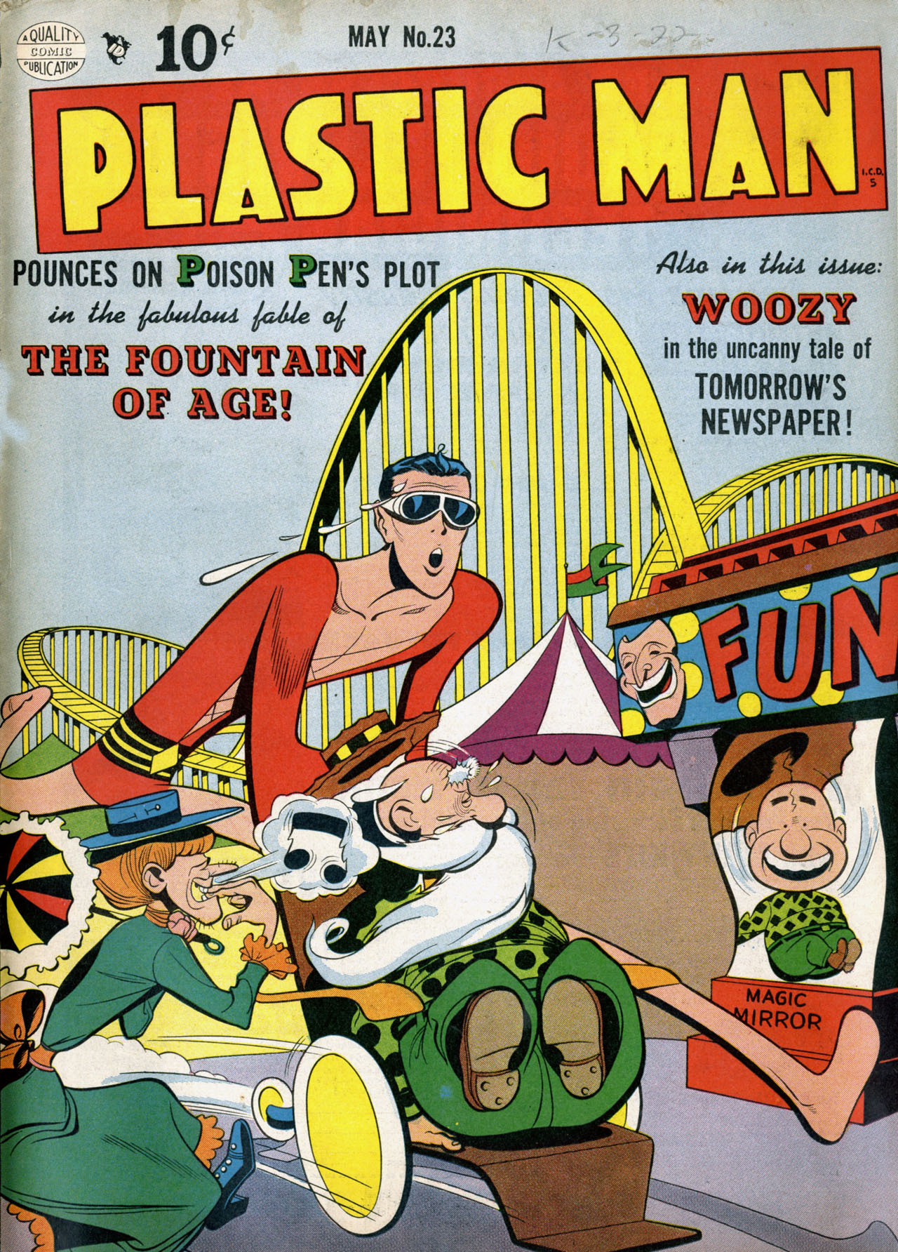 Read online Plastic Man (1943) comic -  Issue #23 - 1