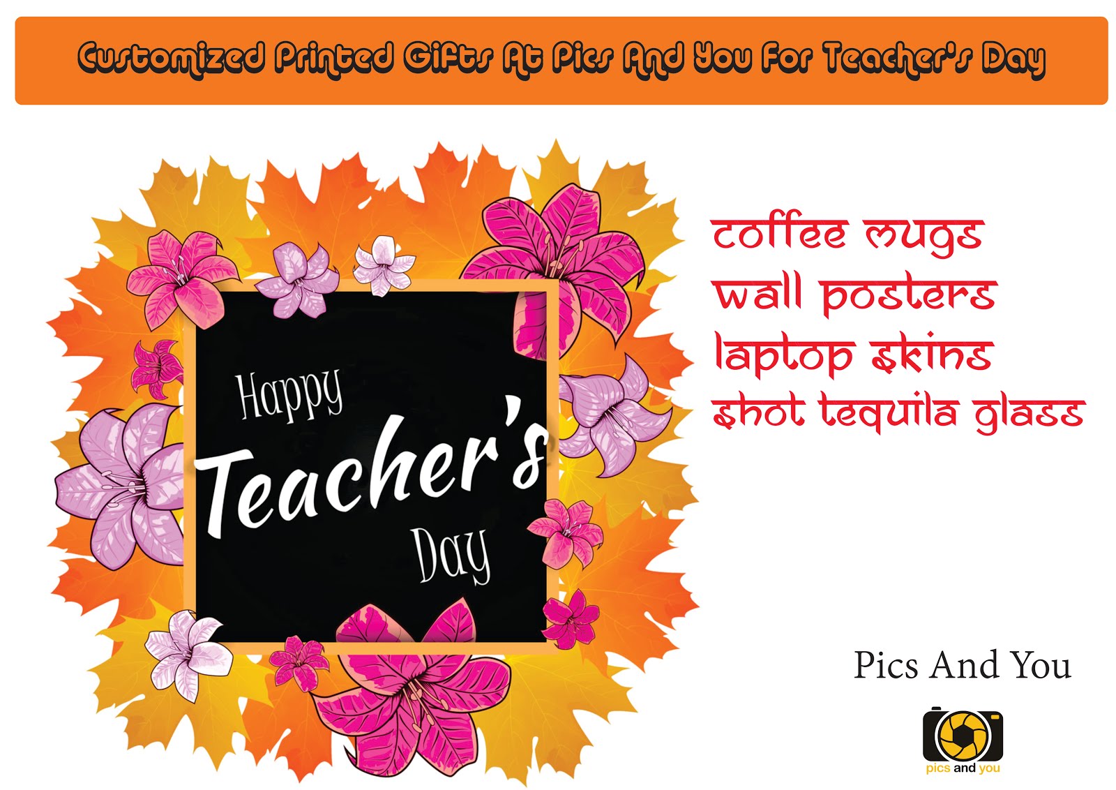 Pics And You Teacher's Day Gift
