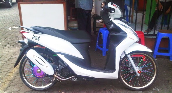 Modifikasi Motor Honda Spacy Velg Jari-Jari Koleksi Gambar Keren