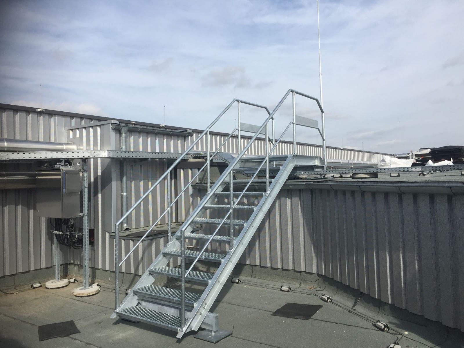 Treppen Industrietreppen Podest Frobel Metallbau