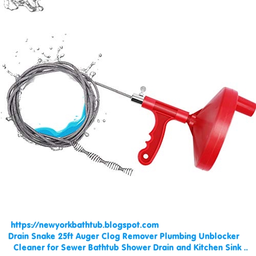 10 BEST Drain Snake 25ft Auger Clog Remover Plumbing Unblocker Cleaner