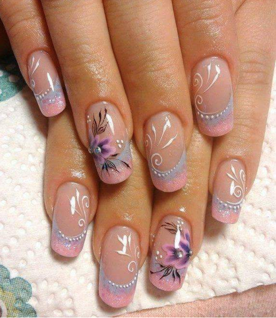 50+ Stunning Flower Nail Art Designs That are Insanely Beautiful