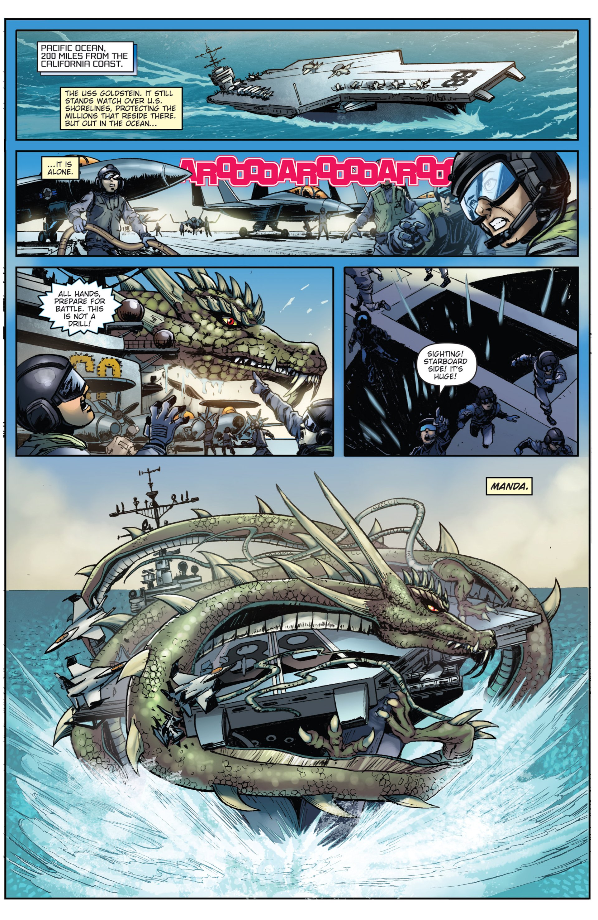 Godzilla Rulers Of Earth Issue 3 Re