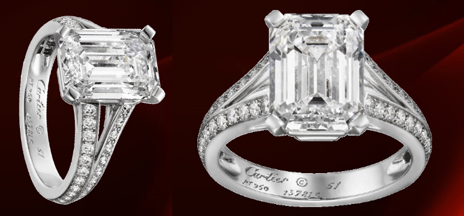 cartier emerald engagement rings