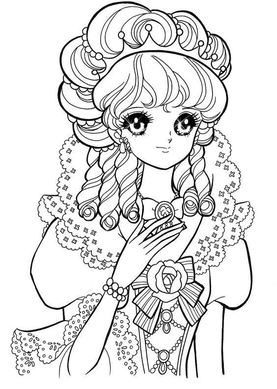 Tranh tô màu Anime 06