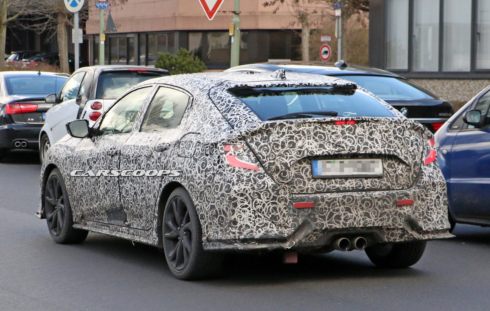 Honda S 2017 Civic Hatch Caught Undercover Could Be The