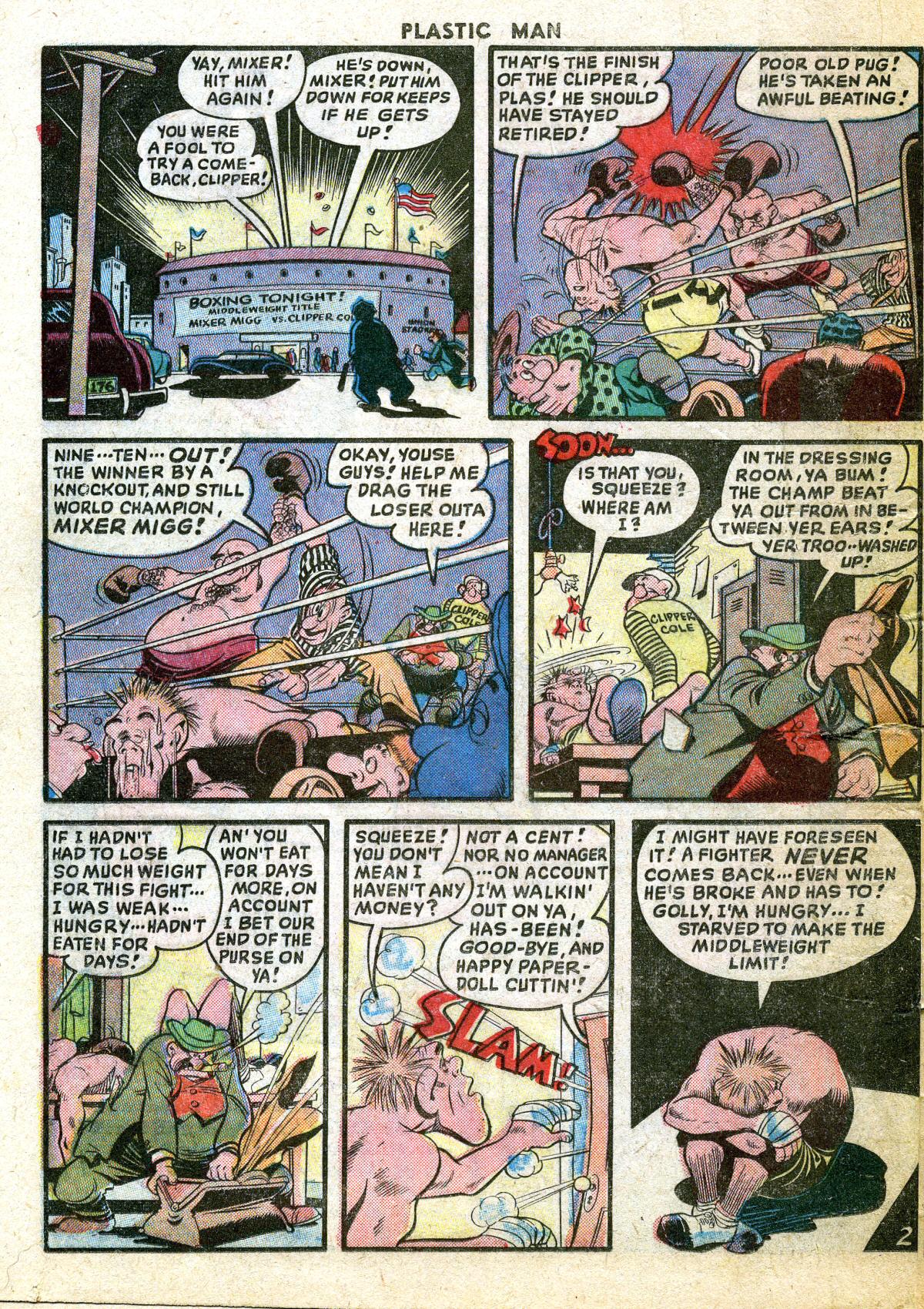 Read online Plastic Man (1943) comic -  Issue #19 - 24