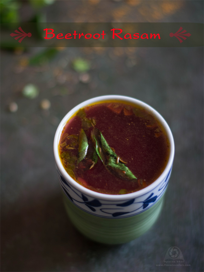 Beetroot Rasam ~ Flavors N Colors