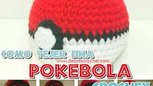 Cómo tejer una Pokebola al crochet / Tutorial