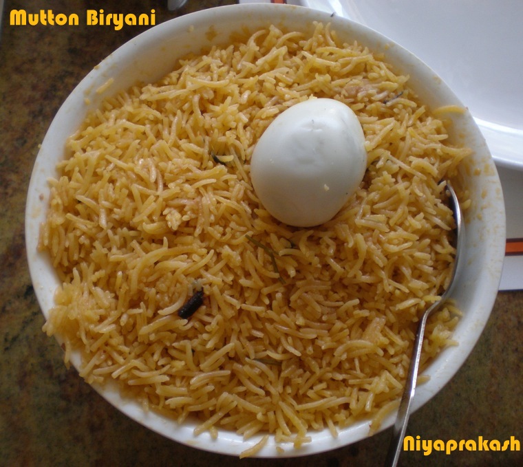 Niya's World Chennai's popular Buhari Mutton Biryani