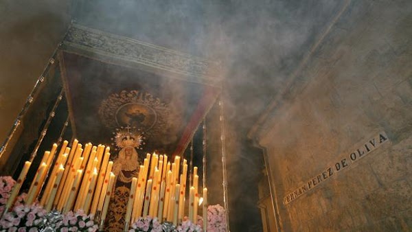 La Virgen de la Caridad de Córdoba llevará un palio más alto y más ancho en la Semana Santa de 2019 La Virgen de la Caridad de Córdoba llevará un palio más alto y más ancho en la Semana Santa de 2019