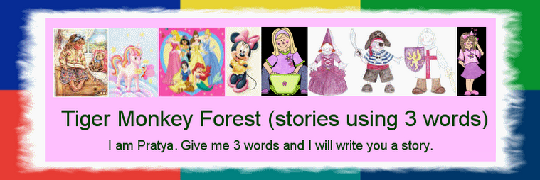 Tiger Monkey Forest (Stories on 3 words)