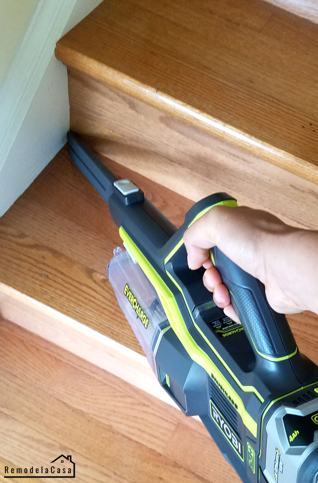 Ryobi Evercharge Stick Vacuum Cleaner + Giveaway Remodelando la Casa