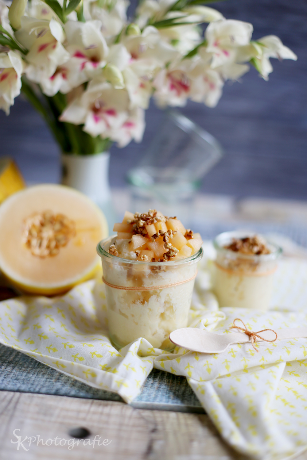 Das perfekte Sommer-Dessert: Frozen Joghurt mit Melone | Alles und Anderes