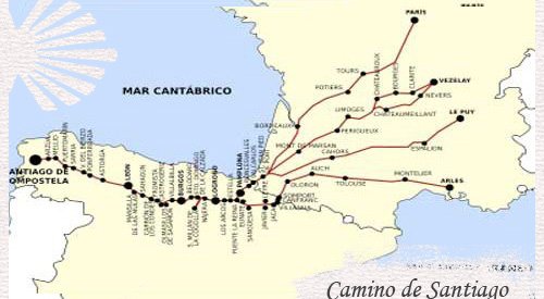 Chemin de Saint Jacques de Compostelle Pèlerin