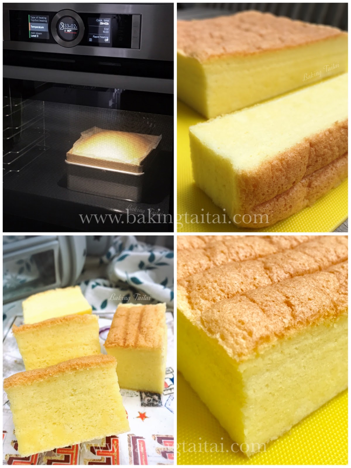 Baking Taitai 烘焙太太 Taiwanese Traditional Sponge Cake Cheese / Pork
