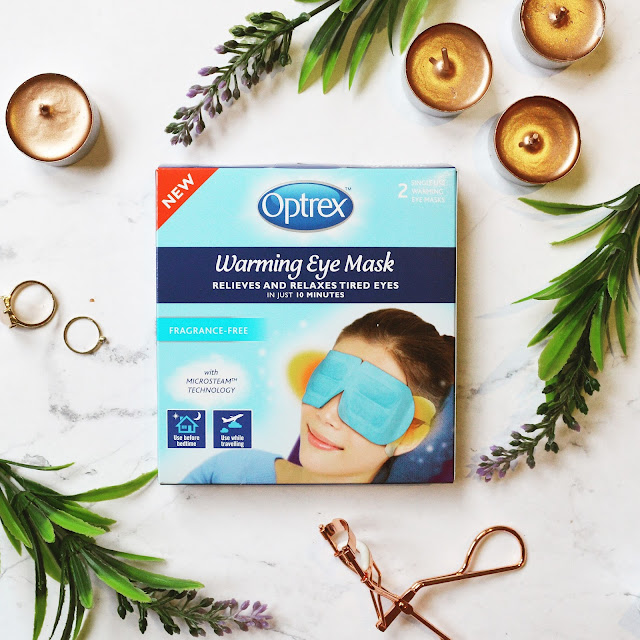 Lovelaughslipstick blog - review of Optrex Warming Eye Masks and Optrex ActiMist 2 in 1 Eye Spray for Dry and Irritated Eyes