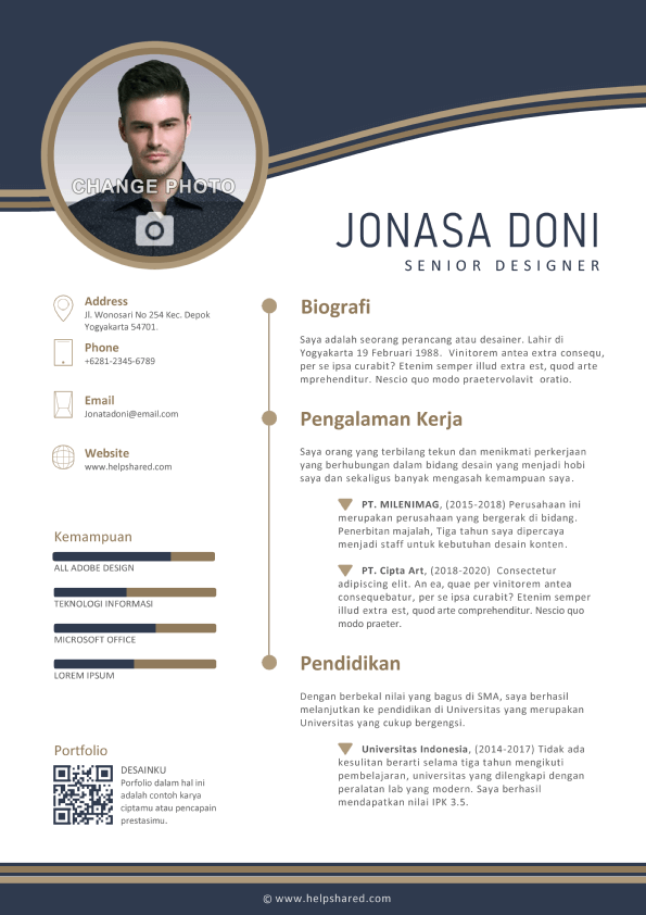 contoh-cv-lamaran-kerja-elegan-3-curriculum-vitae Contoh CV Lamaran Kerja Elegan 3 Curriculum Vitae