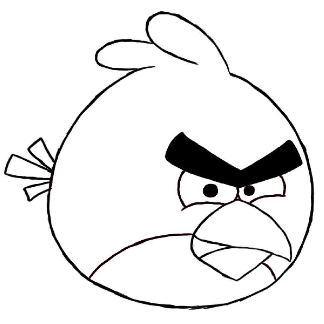 13 Mewarnai Gambar Angry Bird